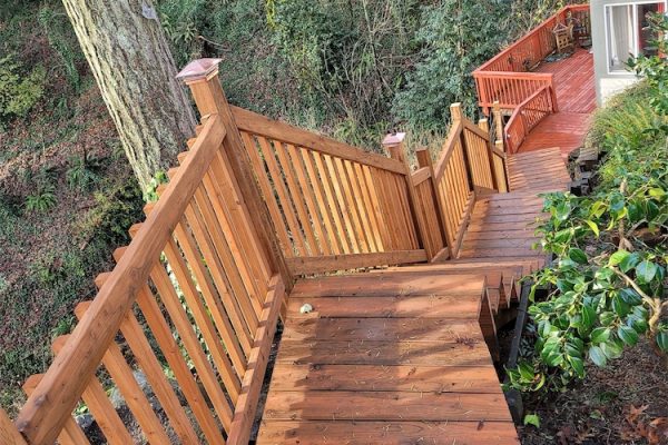 Lambourne Branded Content stairs