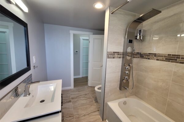 Master bathroom remodel in Kirkland, WA